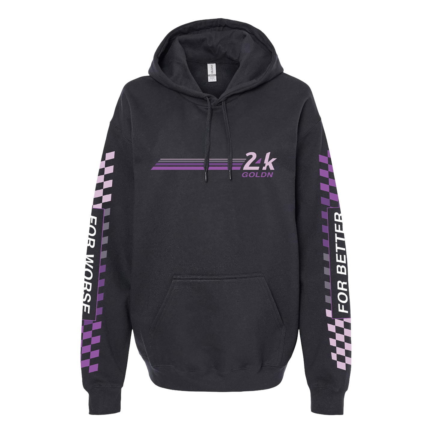 I'm Here Racer Hoodie (Black)