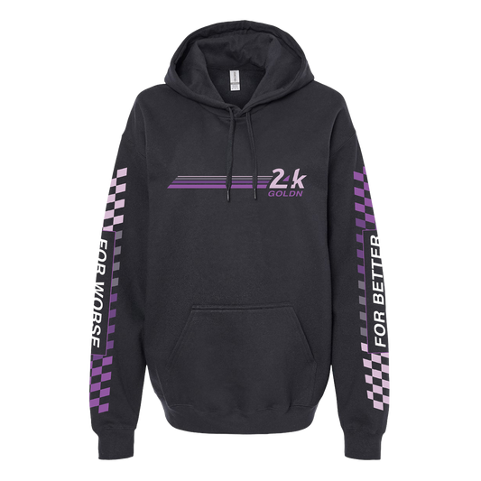 I'm Here Racer Hoodie (Black)